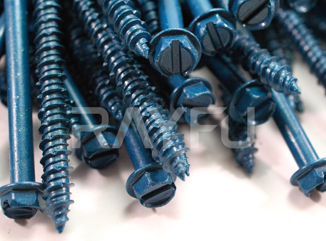 Slotted-head-concrete-screws